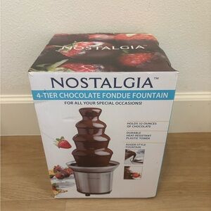 Nostalgia Stainless Steel Chocolate Fountain